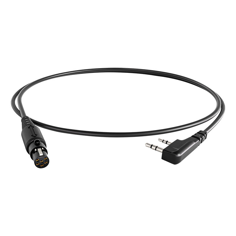 FCS Connect PTT to the Baofeng UV-9R radio Downlead Cable - APEXTAC GEAR