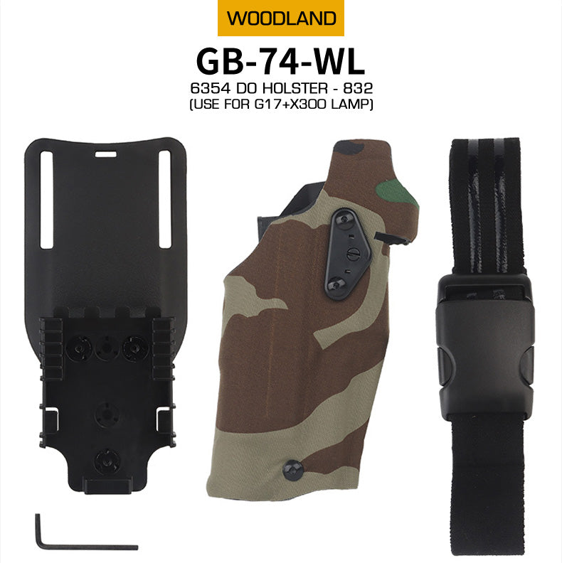 WOSPORT 6354 DO Holster - 832 For G17 + X300 (GB-74)