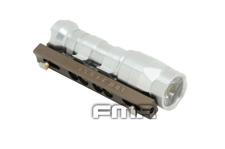 FMA Aluminum LOWPRO Rail Mount for Surefire M300 M600 Scout Light Series - TAN - APEXTAC GEAR