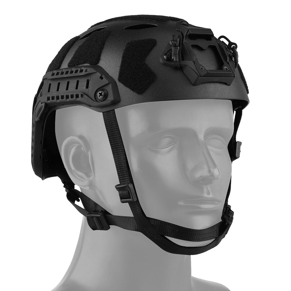 WOSPORT FAST SF High Cut Helmet Standard Edition (HL-31-E) - BLACK - APEXTAC GEAR