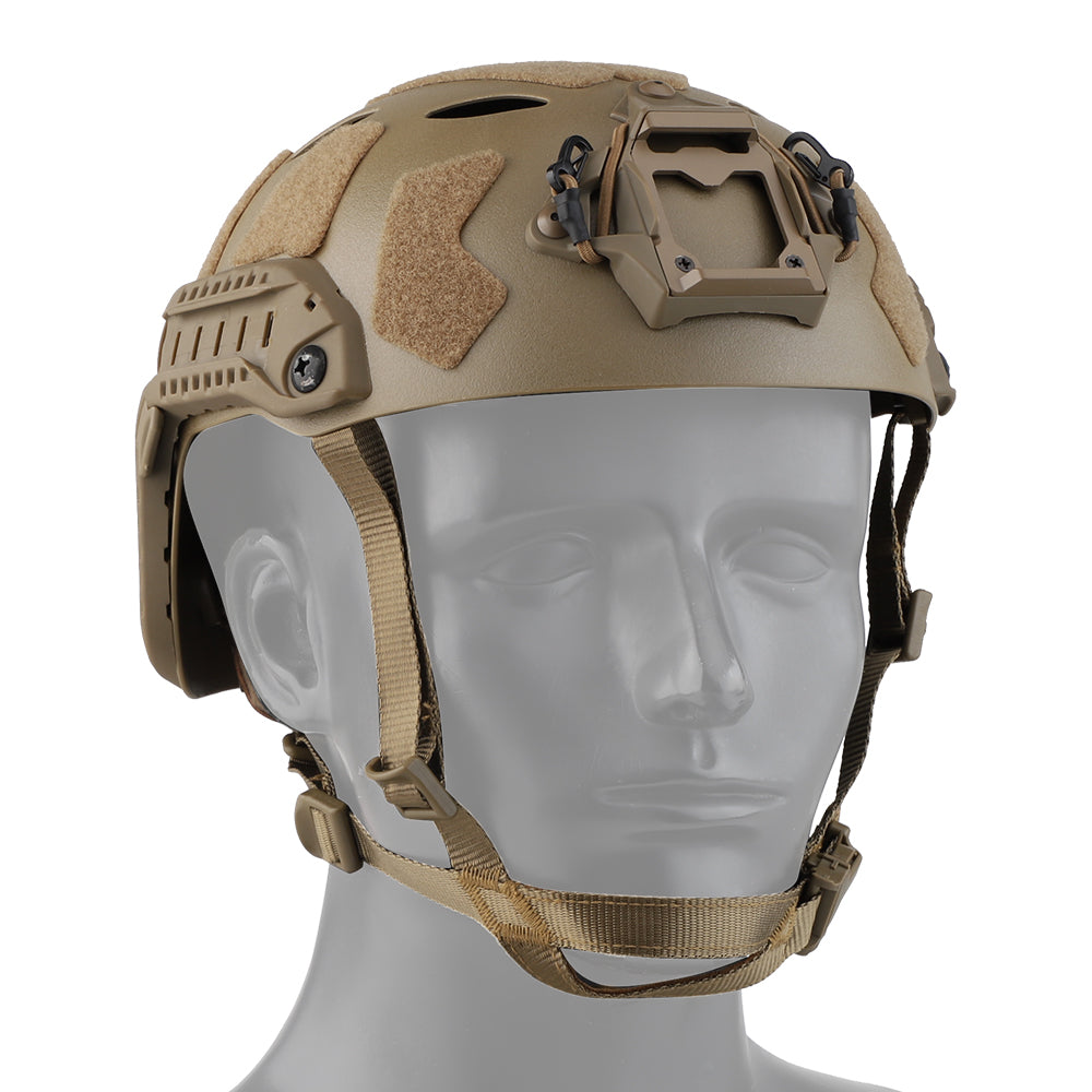 WOSPORT FAST SF High Cut Helmet Standard Edition (HL-31-E) - TAN - APEXTAC GEAR
