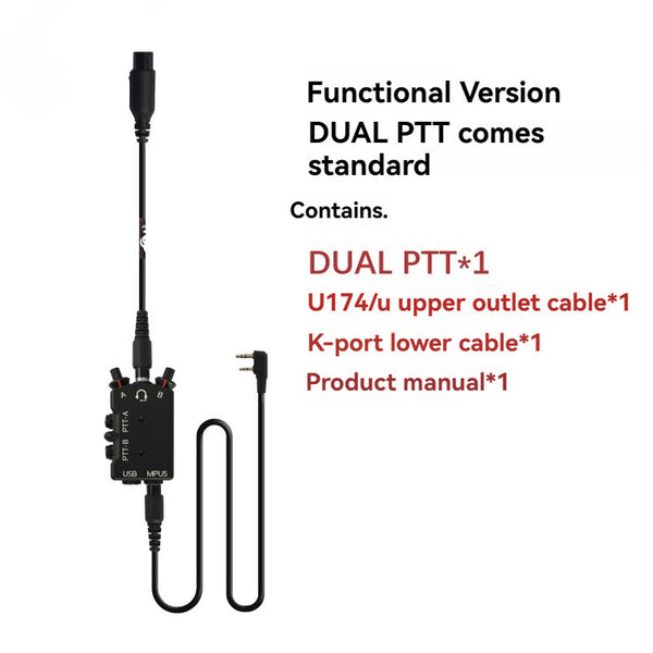 FMA FCS Tactical CNC Metal MPU5 Dual-Pass PTT Device– APEXTAC GEAR