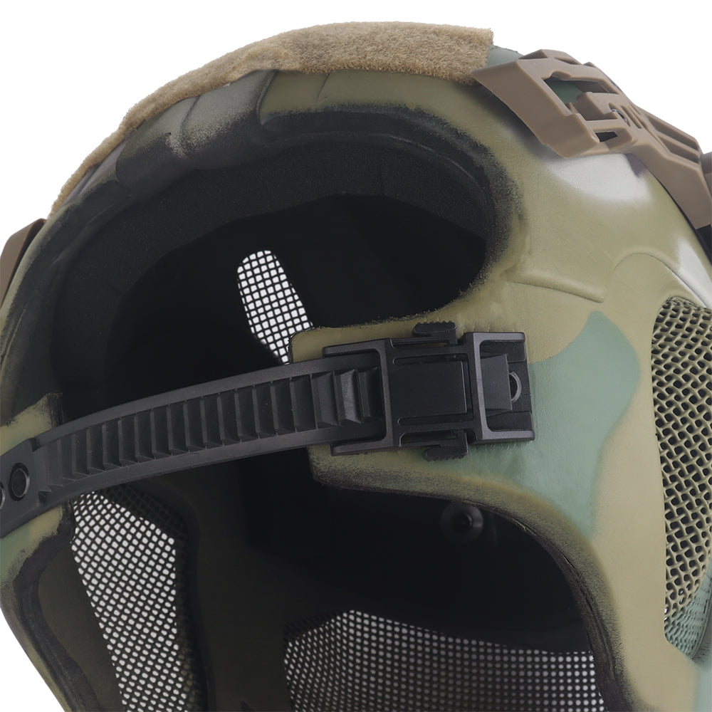 WOSPORT W23 Full Protection Tactical Helmet (HL-107) - MC Camo - APEXTAC GEAR