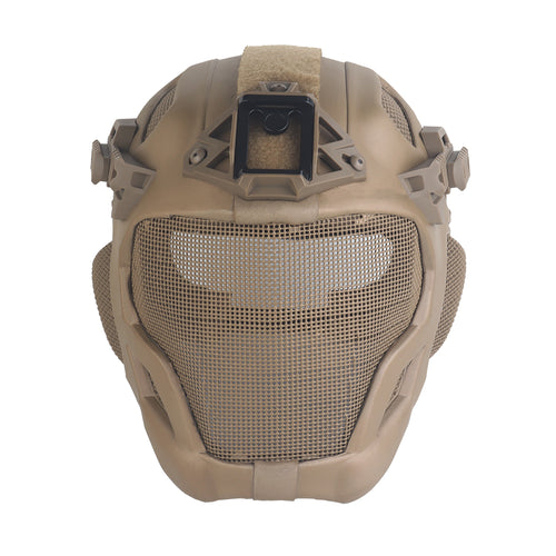 WOSPORT W23 Full Protection Tactical Helmet (HL-107) - TAN