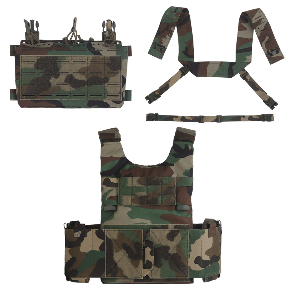 WOSPORT LV-119 Tactical Plate Carrier Set (VE-116) - APEXTAC GEAR