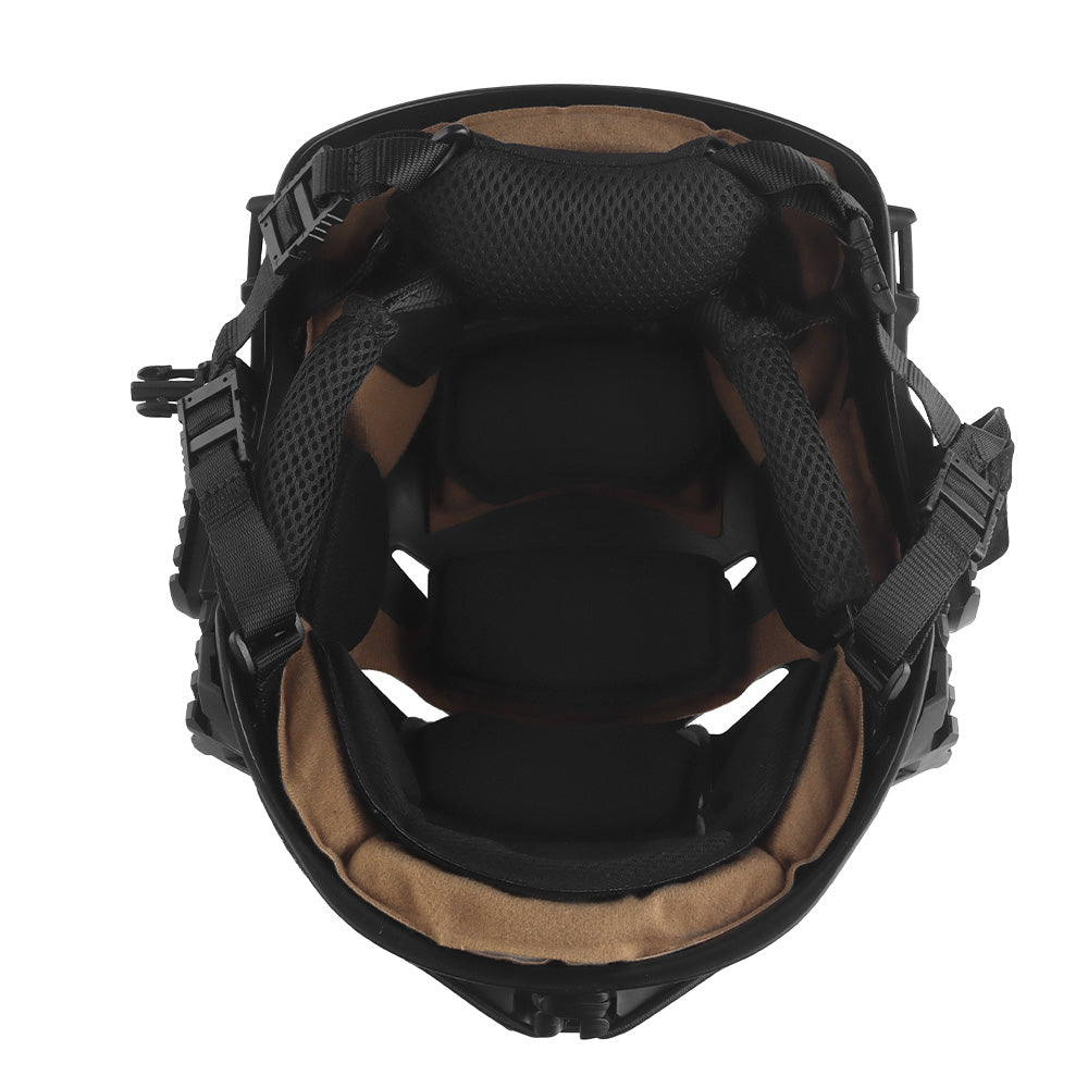 WOSPORT Wendy 3.0 Training Helmet (HL-102) - BLACK - APEXTAC GEAR