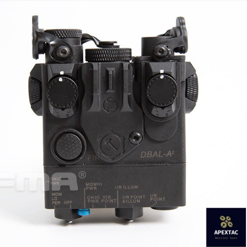 FMA Nylon AN/PEQ-15A DBAL-A2 Tactical IR Laser Indicator - BK TB1459 - APEXTAC GEAR