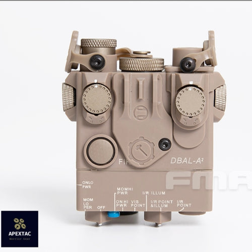 FMA Nylon AN/PEQ-15A DBAL-A2 Tactical IR Laser Indicator - TAN TB1459 - APEXTAC GEAR