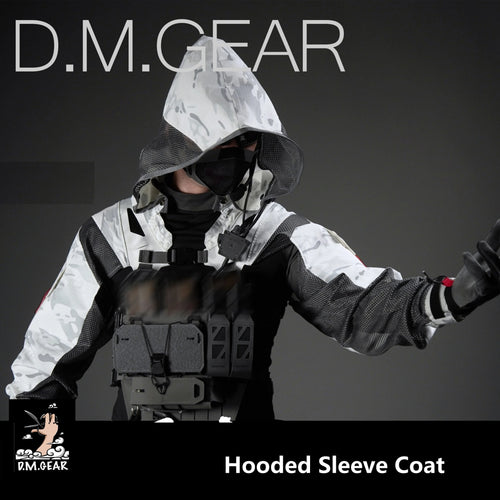 DM Gear Tactical Breathable Functional Hooded Sleeve Coat (Hooded Hun Ji) - APEXTAC GEAR