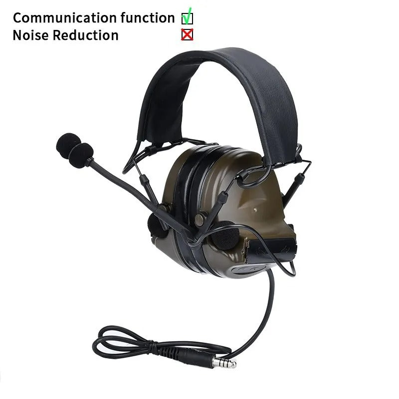 WADSN C-TAC Tactical Communication Headset for Airsoft (WZ151)