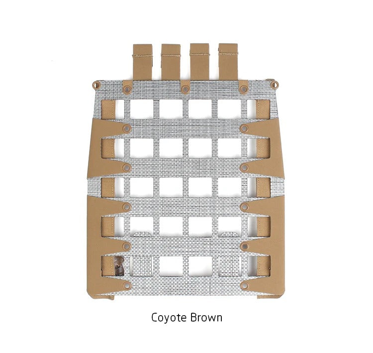 PEW TACTICAL Back Panel MOLLE FOR PEWTAC FCPC V5 8 Layer T Panel (BP11) - APEXTAC GEAR