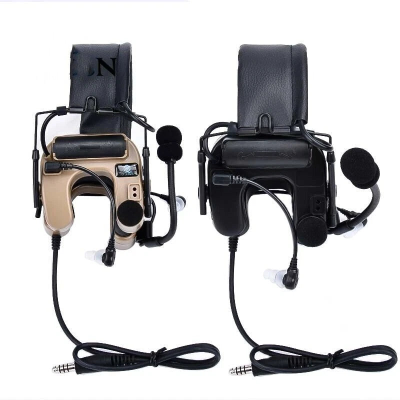 WADSN C4 IN-THE-EAR Communication Headset w/ Noise Reduction - BLACK (WZ038) - APEXTAC GEAR