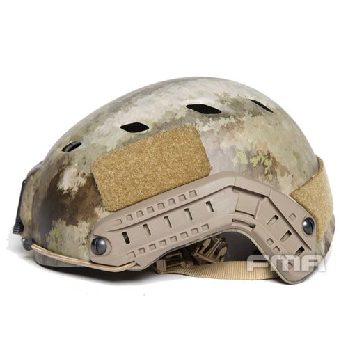 FMA Base Jump Bump Helmet Tactical Outdoor Paintball Milsim L/XL - AT Camo - APEXTAC GEAR