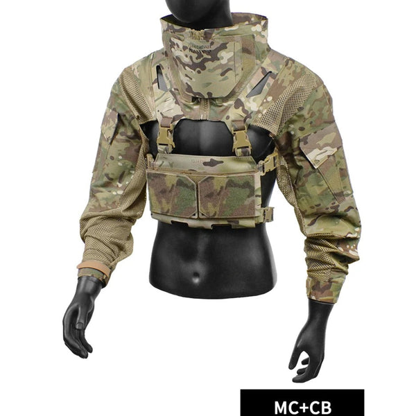 dm gear DM Gear Tactical Combat Uniform Jacket with Triple Mag Pouch (混迹 Hun J–  APEXTAC GEAR