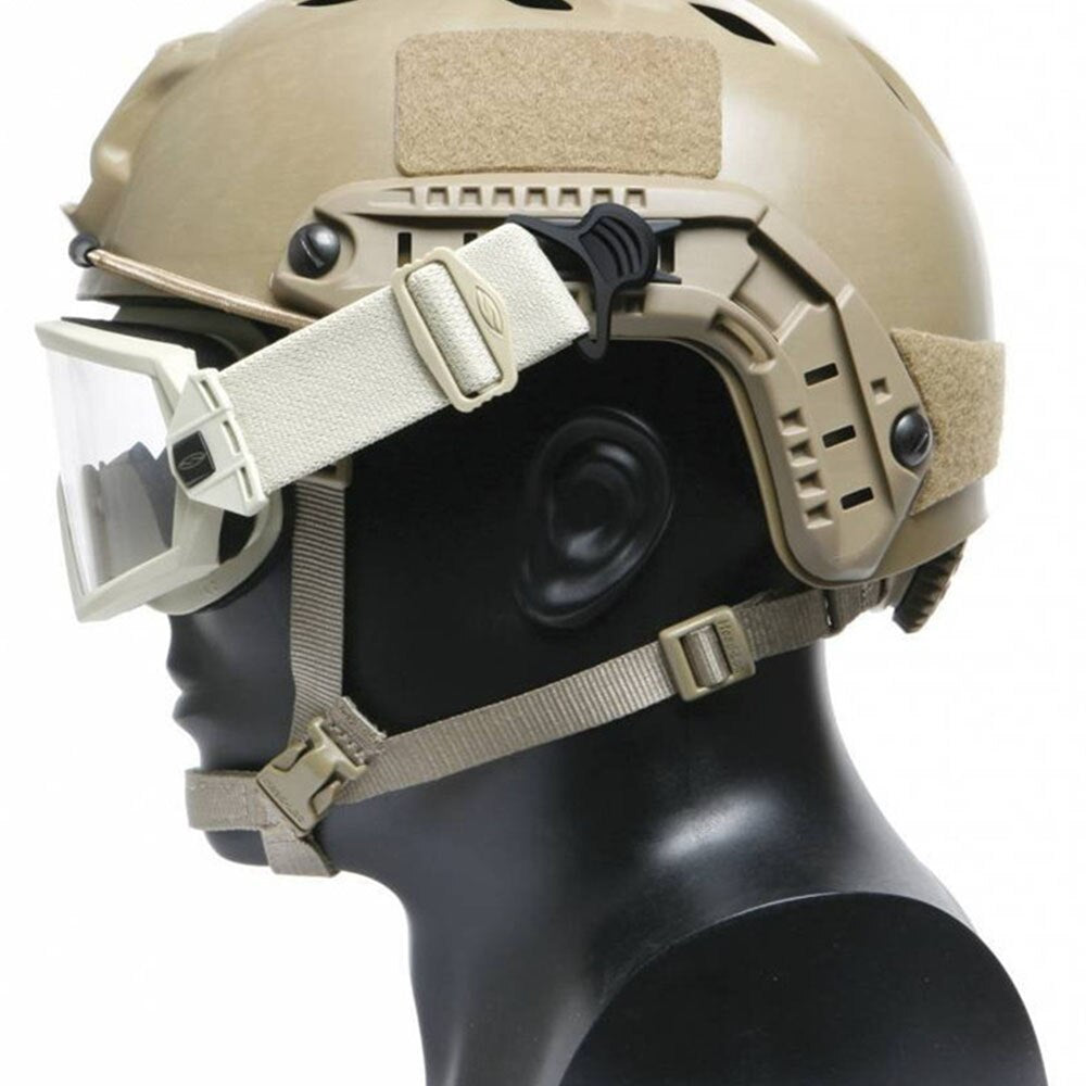 FMA Goggle Swivel Clips 36mm for ARC Helmet Rail - TAN (TB313) - APEXTAC GEAR