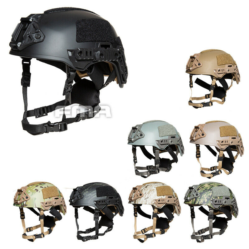 FMA EXF Ballistic Tactical Helmet Version 3.0 (M/L) - BLACK (TB1268B) - APEXTAC GEAR