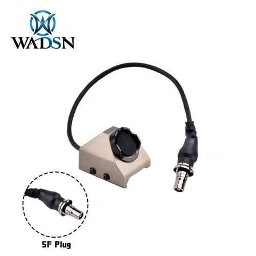 WADSN UT Hot Button 20mm Picatinny Rail Mount Switch for Surefire Light (B) - DE - APEXTAC GEAR