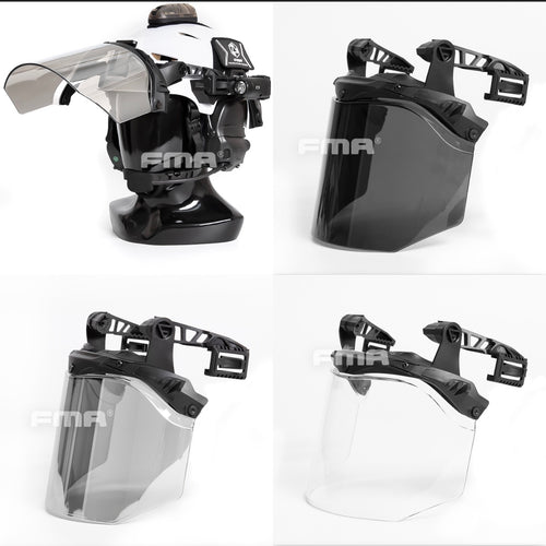 FMA EX Face Shield Riot Mask Protective Face Goggle EX 3.0 Rail - BLACK (TB1479) - APEXTAC GEAR