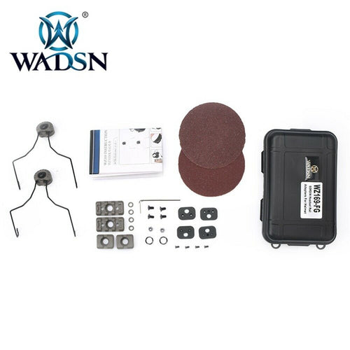 WADSN Tactical Helmet Rail Adapter Set for SORDIN Series - FG Green (WZ169) - APEXTAC GEAR