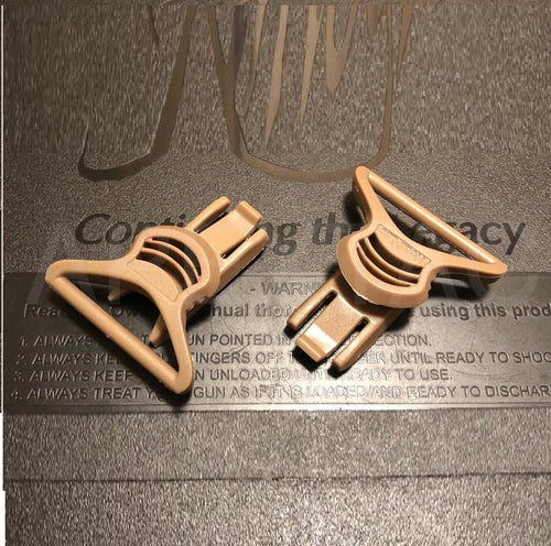 FMA Goggle Swivel Clips 36mm for ARC Helmet Rail - TAN (TB313) - APEXTAC GEAR