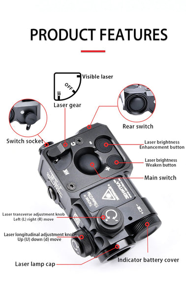 WADSN Perst-4 Combined Device Gen.3.0 (Red & IR Laser