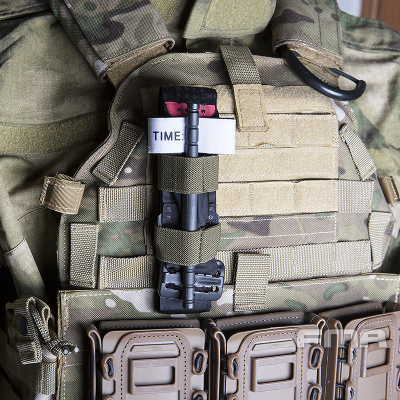 FMA Application Tourniquet Molle Accessory - BLACK (TB1342) - APEXTAC GEAR
