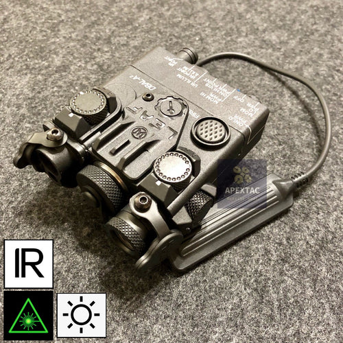 WADSN DBAL-A2 Integrated Green Laser IR Pointer / Light Aimming Device - BLACK - APEXTAC GEAR