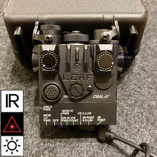 WADSN DBAL-A2 Integrated Red Laser IR Pointer / Light Aimming Device - BLACK - APEXTAC GEAR