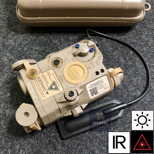 WADSN PEQ15 LA5-C UHP Integrated Red Laser IR Pointer / Light Device - TAN (WEX396) - APEXTAC GEAR