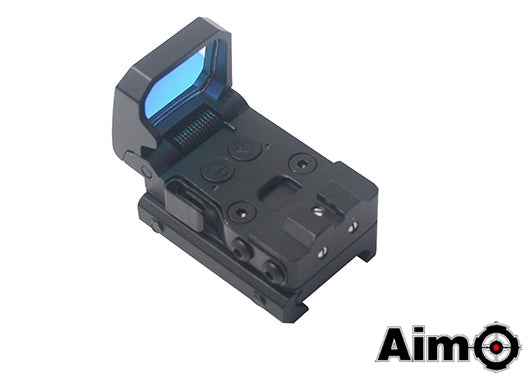 AIM-O Flip Dot Reflex Sight - BLACK (AO6008-BK) - APEXTAC GEAR