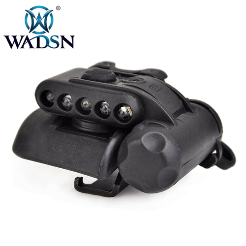 WADSN Gen 2 Helmet Light t (HL-1-A) White Red IR LED IFF - BLACK - APEXTAC GEAR