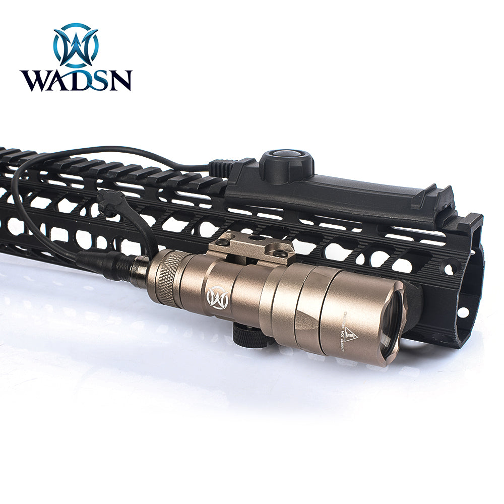 WADSN M300B Mini Scout Light W/ Dual Function Tape Switch - TAN (WD04021) - APEXTAC GEAR