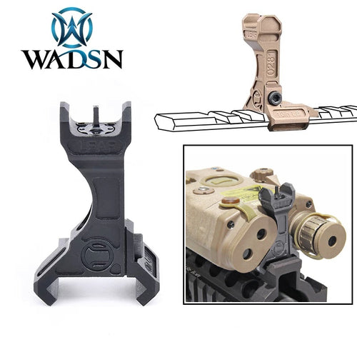 WADSN LEAF CNC Rail Mount Flip Back Up Sight for PEQ15 - APEXTAC GEAR