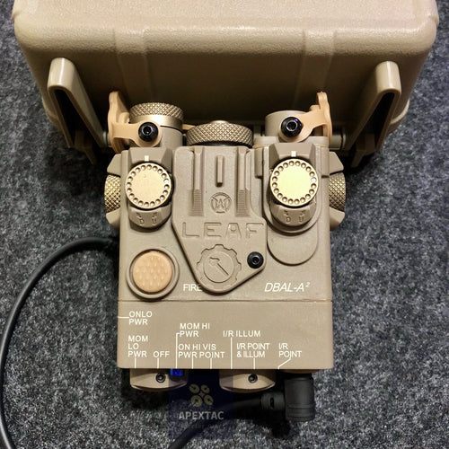WADSN DBAL-A2 Integrated Green Laser IR Pointer / Light Aimming Device - TAN - APEXTAC GEAR