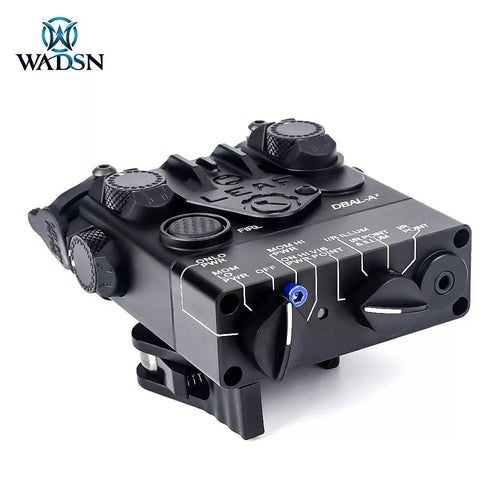 WADSN DBAL-A2 Integrated BLUE Laser IR Light Aiming Device (Aluminum) - BLACK - APEXTAC GEAR