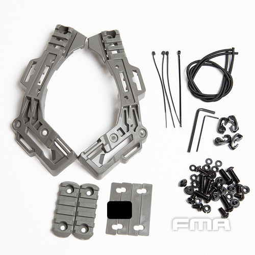 FMA EX Ballistic Helmet Rail 3.0 Retrofit Kit - FG Green (TB1392) - APEXTAC GEAR