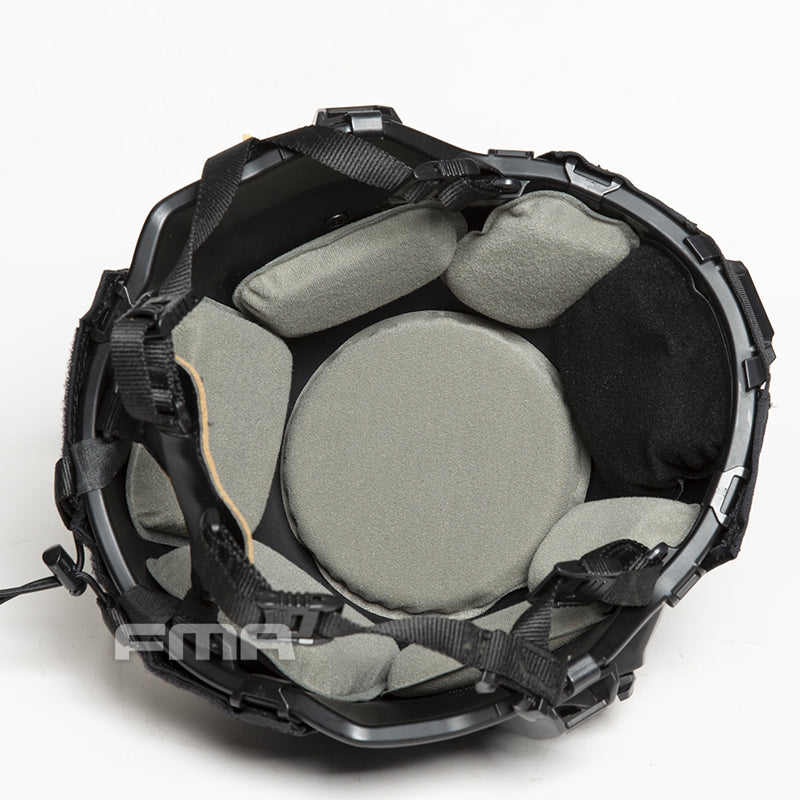 FMA IHPS Integrated Head Protection System Tactical Helmet - BLACK - APEXTAC GEAR
