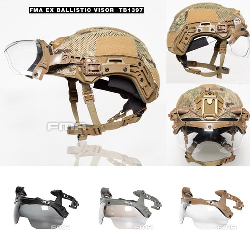 FMA EX Team Wendy 3.0 Helmet Rail Goggles Flip Up Lens Visor Size M - TB1397 - APEXTAC GEAR