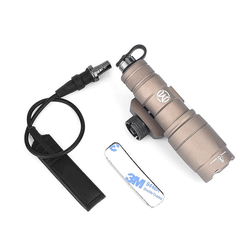 WADSN M300A Scout Light LED Flashlight with Single Pressure Switch Pad - TAN - APEXTAC GEAR