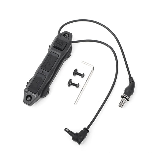WADSN Augmented Dual Function Tape Switch With Lock For Surefire + Crane - BLACK - APEXTAC GEAR