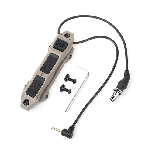 WADSN Augmented Dual Function Tape Switch With Lock For Surefire B + 3.5mm - TAN - APEXTAC GEAR