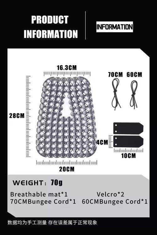 DM Gear Tactical Heat Breathable Pad Vest 3D Pad Pressure Reducing Inner Lining Pad - APEXTAC GEAR