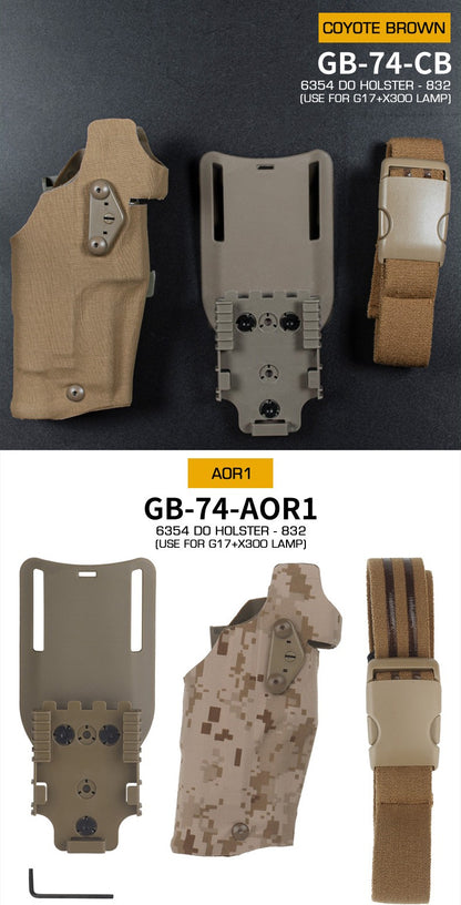 WOSPORT 6354 DO Holster - 832 For G17 + X300  (GB-74)