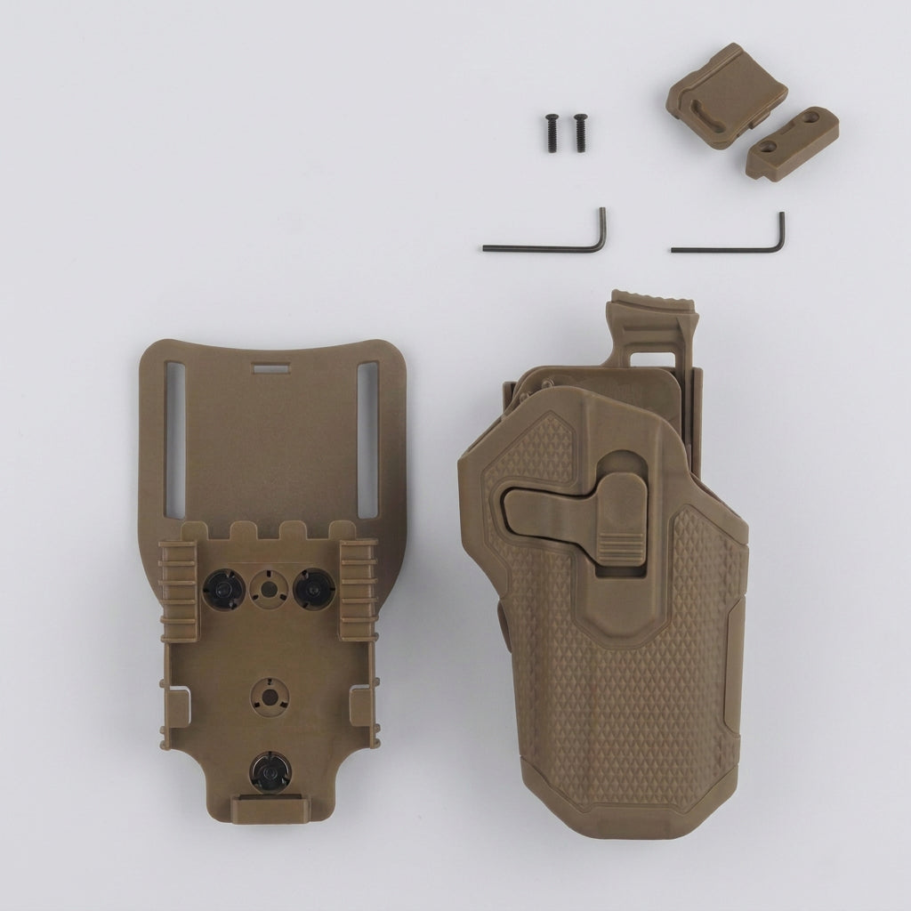 WOSPORT GB-84 Tactical universal holster in black nylon with adjustable straps