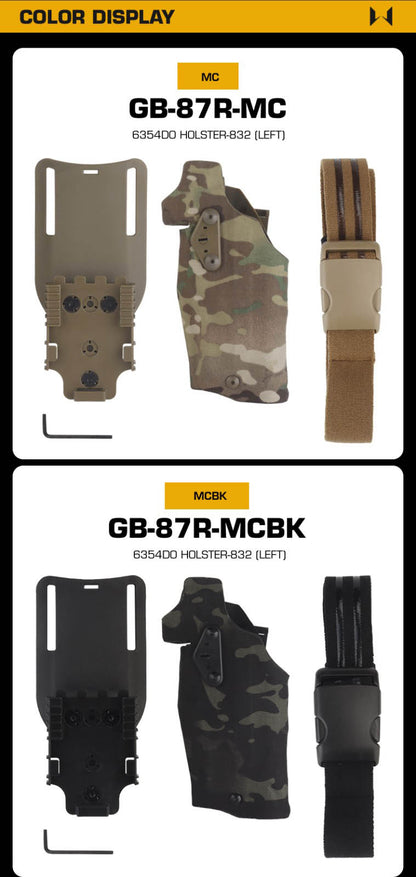 WOSPORT GB-87 6354DO Holster-832 left-side holster