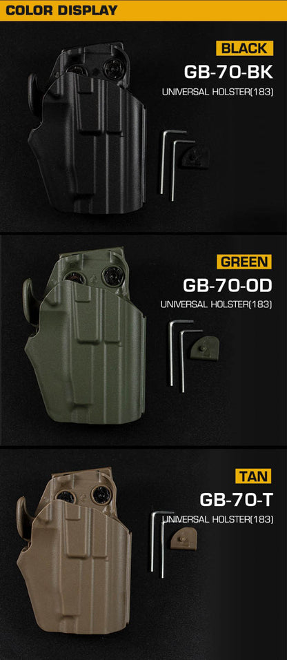 WOSPORT Universal Holster SUB-COMPACT 183 (GB-70)