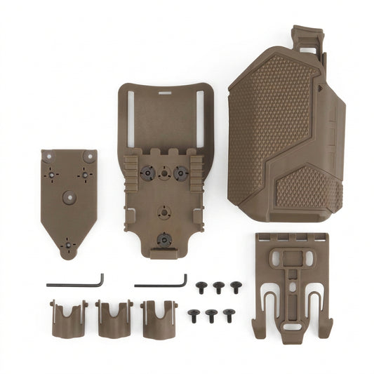 WOSPORT X300 universal holster GB-81 in black nylon with adjustable retention strap