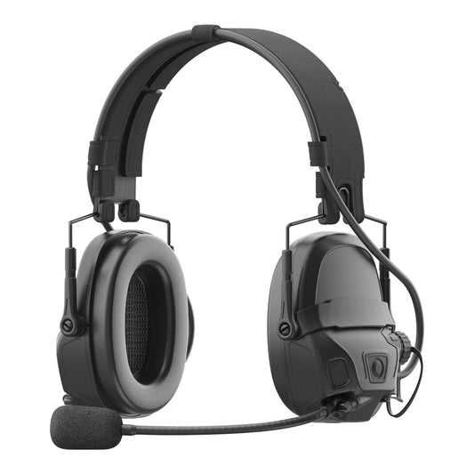 FCS AMP Pro Tactical Noise-Canceling Headset (2026 Edition) - BLACK