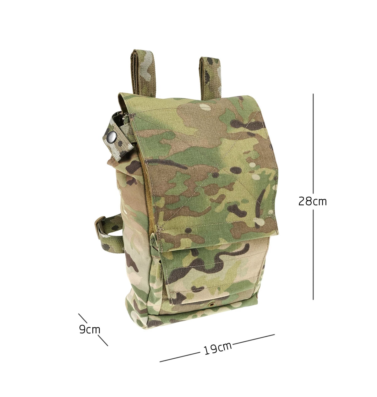 PEW Tactical FC Style TRAK tactical thigh bag utility pouch with adjustable strap and multiple compartments for outdoor use.
