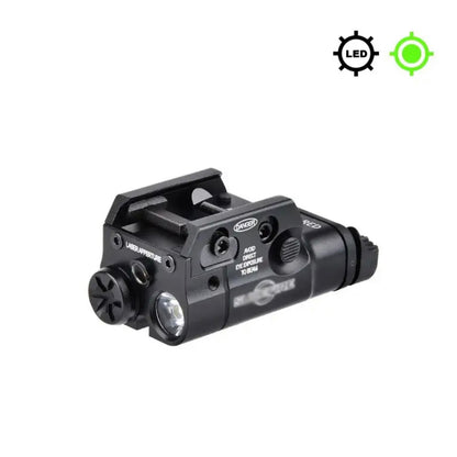 WADSN XC2 Compact Tactical Light Rail Mount LED Flashlight with Green Laser - APEXTAC GEAR